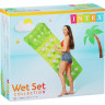Надувной матрас для плавания INTEX 188х71 см, до 100 кг, от 14 лет, зеленый 58890 ZELEHYII